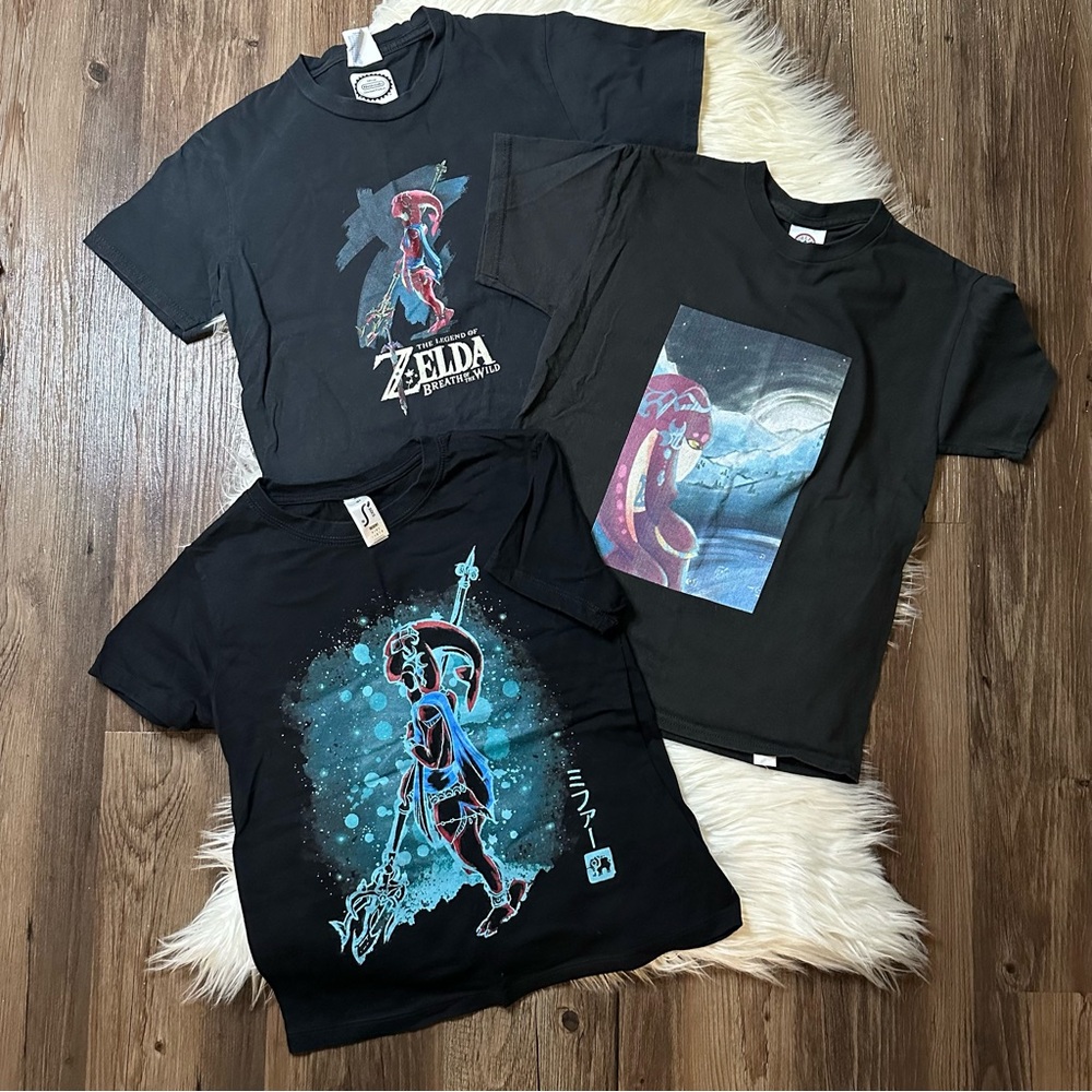 Kids bundle of 3 Mipha (Zelda Breath of the Wild) Tees